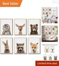 Charming 8x10 Baby Animal Prints - Perfect Wall Art for Kids' Rooms  Nurseries