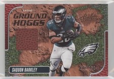 2024 Panini Absolute Ground Hoggs Materials 8/250 Saquon Barkley #GHM-SBY 1co7