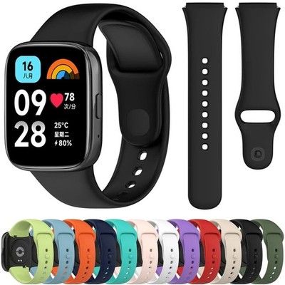 Silikon Armband für Xiaomi Redmi Watch 3 Active / Lite Ersatzband Sport Fitness