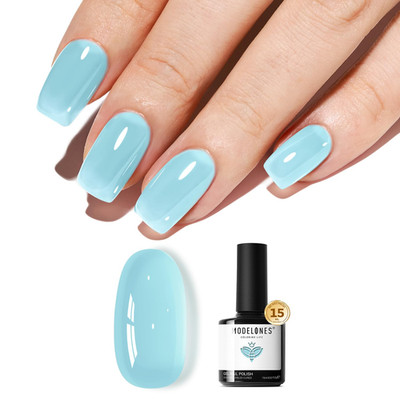 Gel Nail Polish Jelly Baby Blue Rosy Translucent Gel Polish Light Sky Sheer Nail