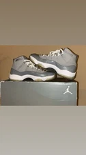 Air Jordan 11 Retro WHITE/COOL GREY MNS SZ.9 (SKU:378037001) SOLE REPAIR NEEDED!