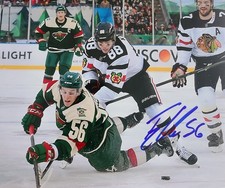 Erik Haula Autographed Signed Minnesota Wild 8x10 Photo COA