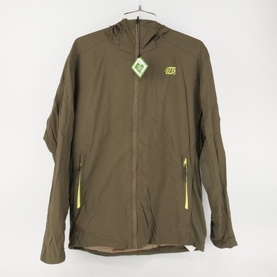 Troy Lee Designs Mathis Jacket Mens M Long Sleeve Dark Earth Hooded Primaloft