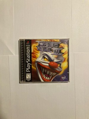 Twisted Metal III 3 Black Label PlayStation PS1 1998 Complete w/reg-card MINT