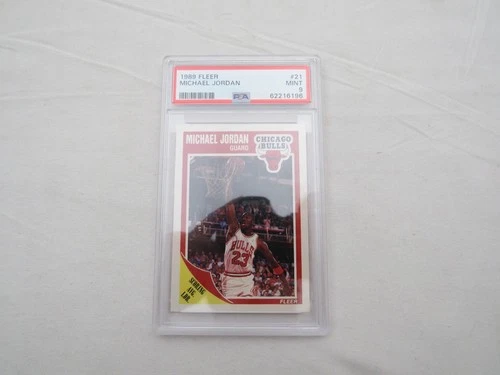 1989 Fleer Basketball #21 Michael Jordan Mint PSA 9 card