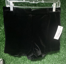 ASTR the Label Women’s Black Velvet Dress Shorts Size M ACP7343V