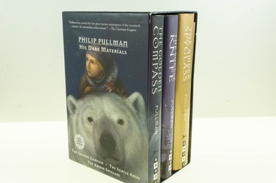 3 Book Boxed Set HIS DARK MATERIALS Philip Pullman Hardcover w/DJ & Map NEW