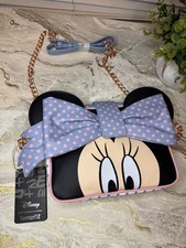 NUEVO Bolso Bandolera Loungefly Minnie Pastel Lunares - Disney con Etiquetas
