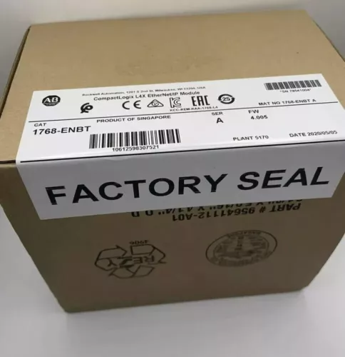 Modulo di comunicazione EtherNet/IP originale Allen Bradley sigillato in fabbrica 1768-ENBT - Foto 1 di 6