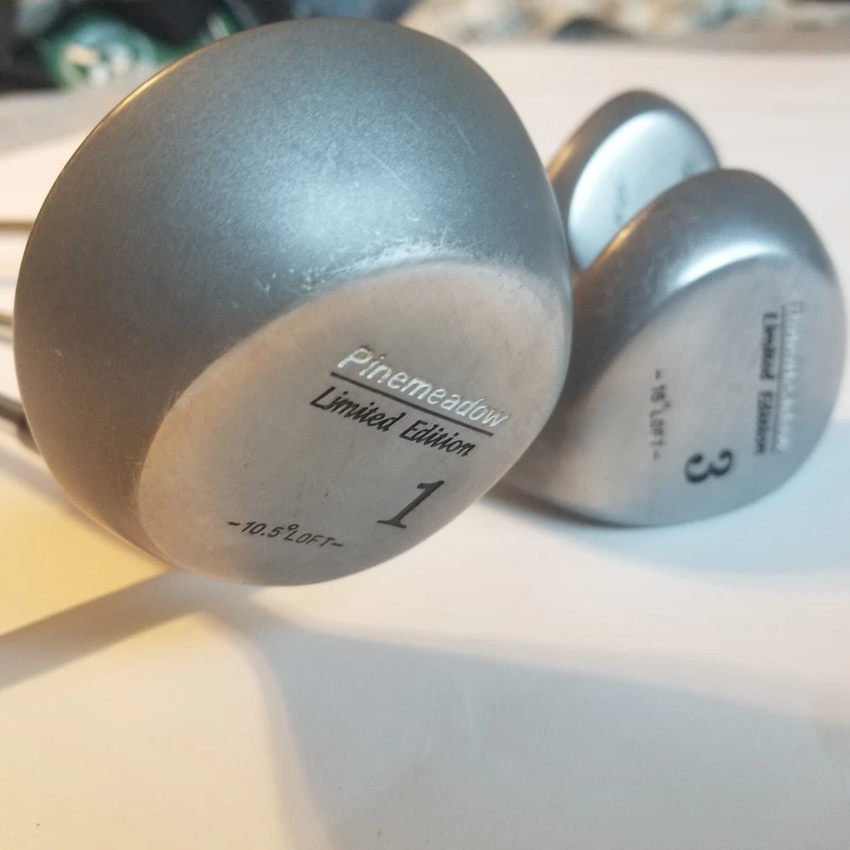 Juego de madera driver Pinemeadow edición limitada 1 3 5 diestro Foto 2 de 4