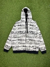 MMA Elite Hoodie Mens XL Extra Large Y2K Skull AOP Baggy Jessie Pinkman JNCO