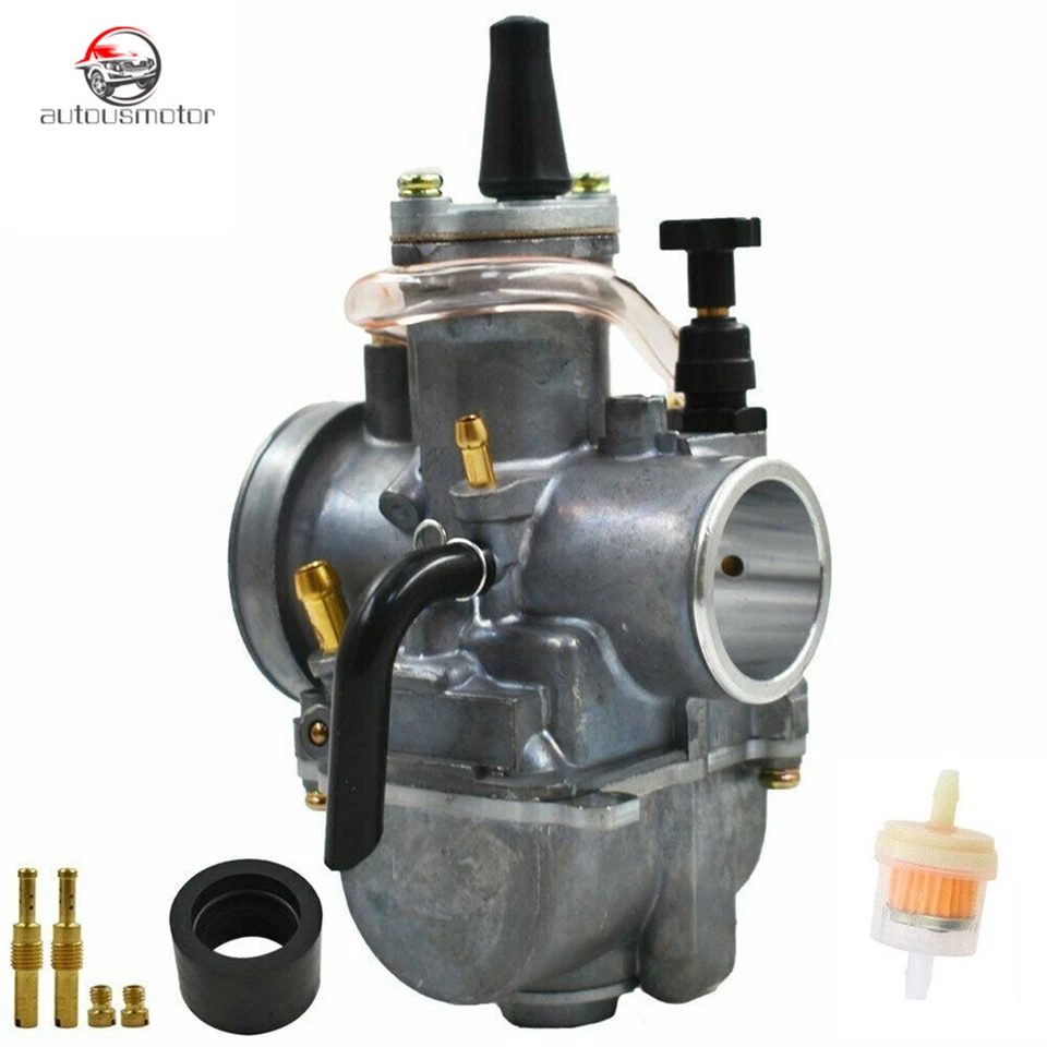 PWK 28mm Carburetor Carb For KTM 65 85 SX Suzuki RM65 RM80 RM85 RM85L 1977-2023 - Image 2 of 4