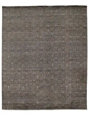Gray Savannah Grass wool & silk 12' x 15'