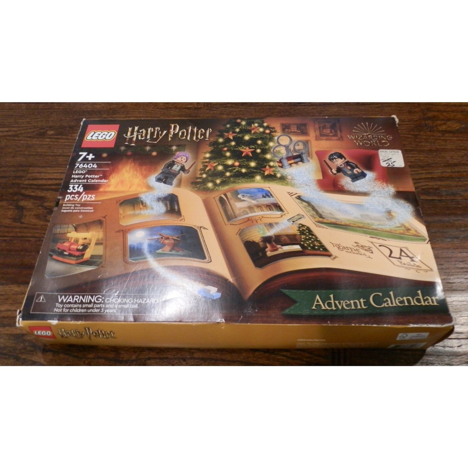 Lego Harry Potter Christmas Advent Calendar Set 76404 Open Box