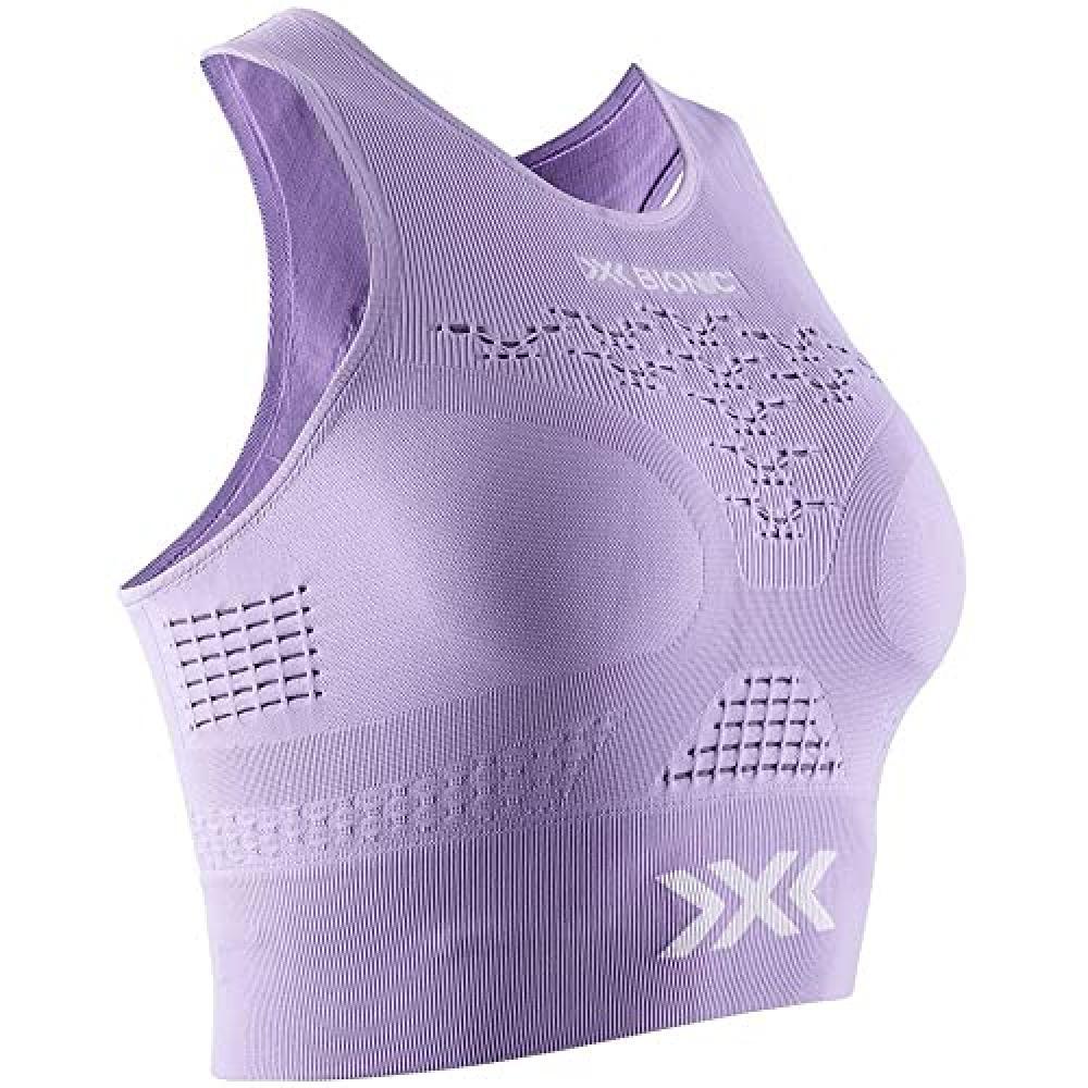 (TG. XS) X-Bionic Energizer 4.0 Fitness Top P028 Bright Lavender/White XS - NUOV