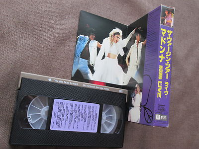 マドンナ ザ・バージン・ツアー ライヴ [VHS] 【公式通販】