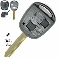  für Toyota Corolla E12 Yaris 2Tasten TOY47 Funk Schlüssel Ersatz Gehäuse 