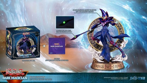Yu-Gi-Oh! PVC Statue Dark Magician Purple Version 29 cm NEU / OVP - Bild 2 von 24