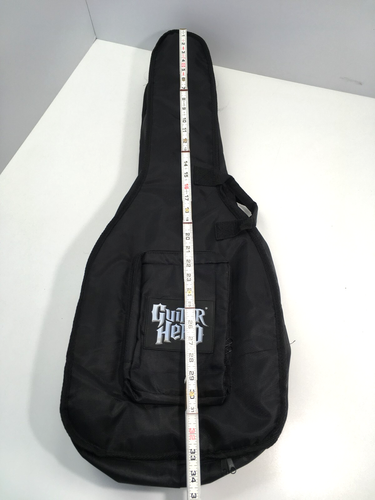 Estuche de transporte suave RedOctane Guitar Hero doble para guitarra 33" de largo negro - Imagen 10 de 10