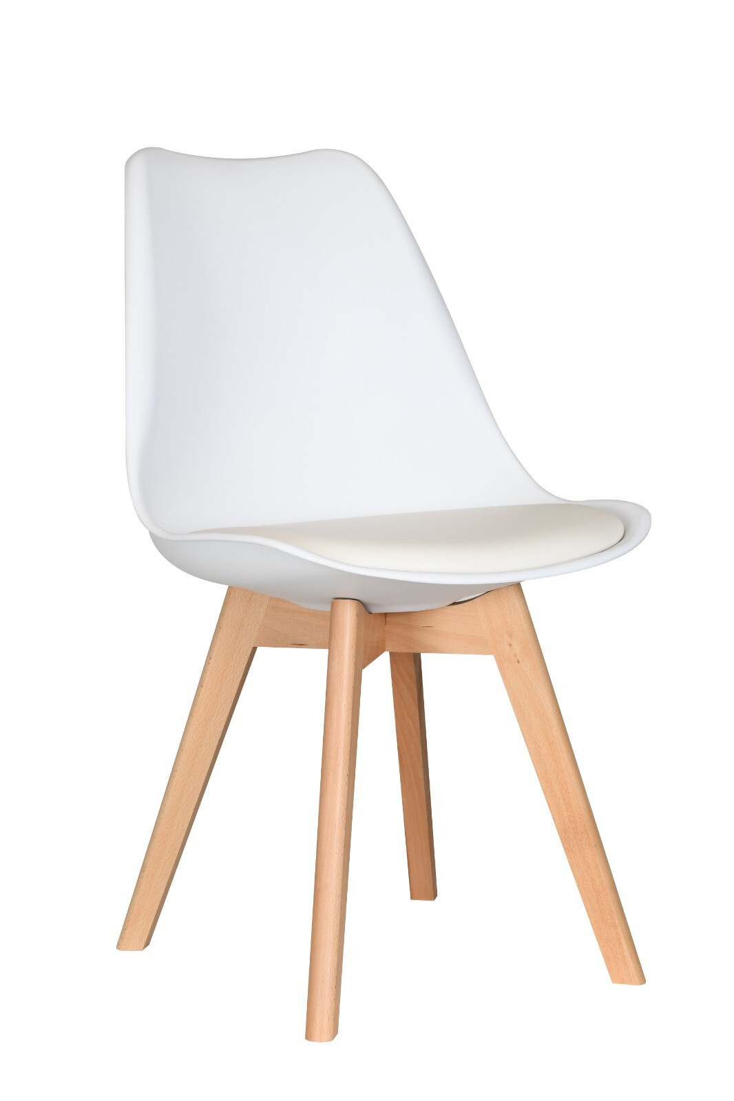 AVC Designs White Home Office Kitchen Dining Chair with Padded Seat inc Warranty