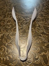 Plastic Salad Tongs White
