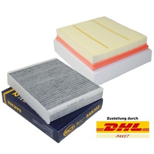 Inspektionspaket Für BMW 1er F20 3er F30 - Ölfilter, Luftfilter, Pollenfilter + Ölablassschraube