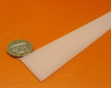 Hdpe White Bar 1/16" (.062") Thick x 1.00" Wide x 36" Long, 12 Pcs, 36 Ft Total