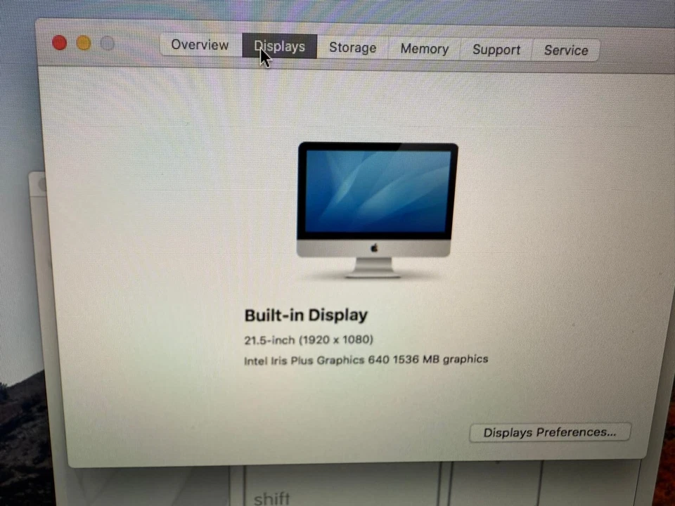 Apple iMac 21.5" 2017 A1418 Intel i5 2.3GHz 8GB RAM 1TB HDD - Image 4 of 4