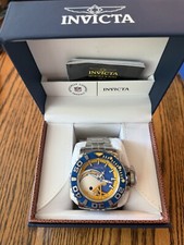 INVICTA NFL LOS ANGELES CHARGERS AUTOMATIC BLUE DIAL MEN'S WATCH 33016