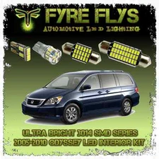 White LED interior lights package kit for 2005-10 Odyssey 13 pcs 3014 series SMD