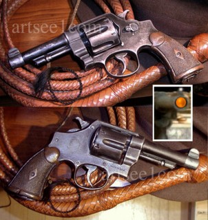 Indiana Jones Prop Gun Pistol Revolver Smith & Wesson 45 Raiders Of The Lost Ark