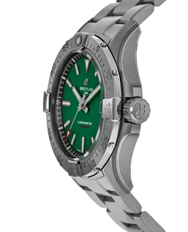 New Breitling Avenger Automatic 42 Green Dial Steel Men