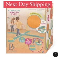 NEXT DAY SHIPPING - B toys Interlocking Balancing Beams - Balance Build Set