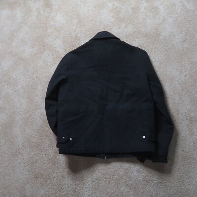 Old Navy Mens Small Gray Wool Zip Up Fall Winter Coat Jacket | eBay