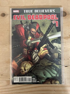 TRUE BELIEVERS DEADPOOL EVIL #1 MARVEL COMICS MARCH 2016 NM (9.4)