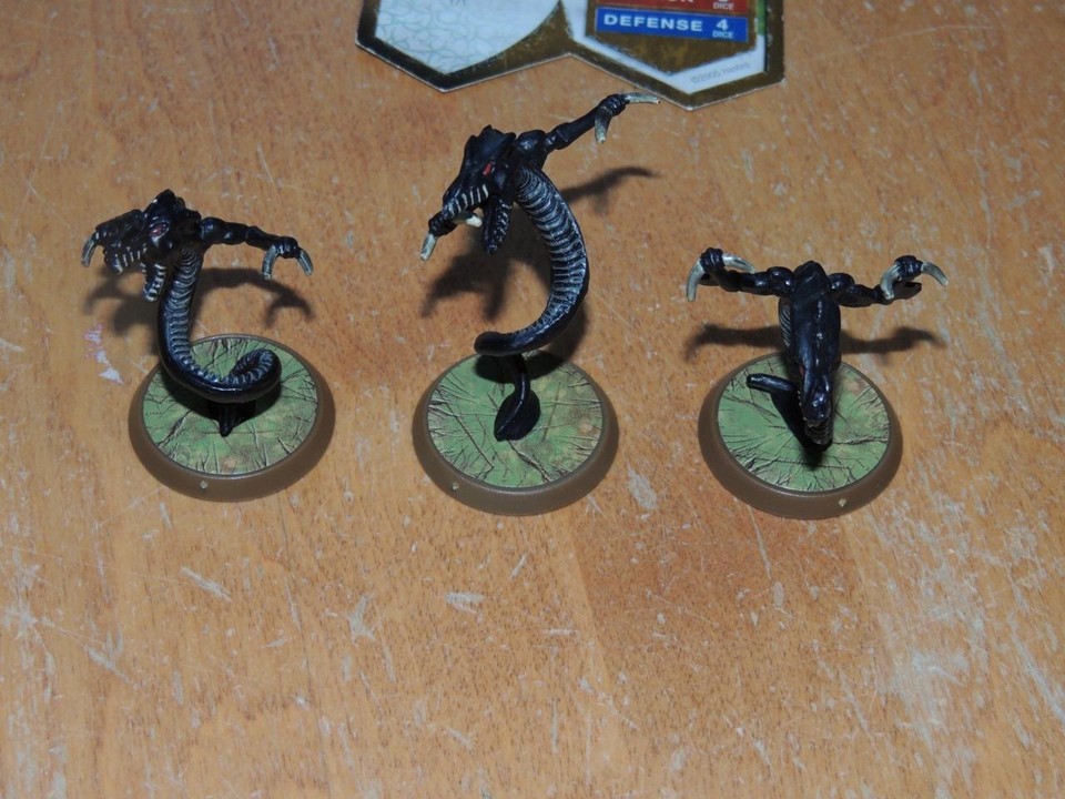 Heroscape Viper's Vengeance Elite Onyx Vipers figures and card eBay