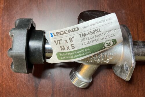 Frost-free Sillcock Valve 1/2'' x 8'' Multi-Turn No Lead Brass M-550PNL - Picture 5 of 6