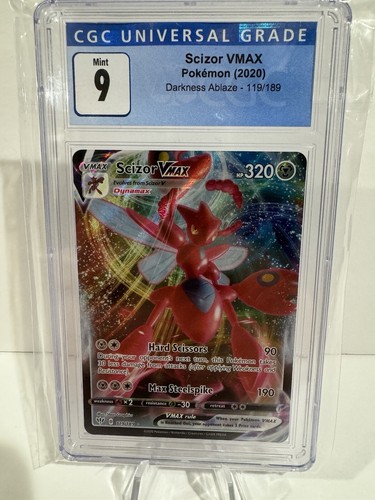 Scizor VMAX graded CGC 9 for sale on eBay