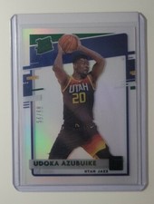 Udoka Azubuike 2020-21 Clearly Donruss Rated Rookie #69 Green RC Jazz /25