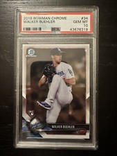 2018 Bowman Chrome - #34 Walker Buehler (RC)