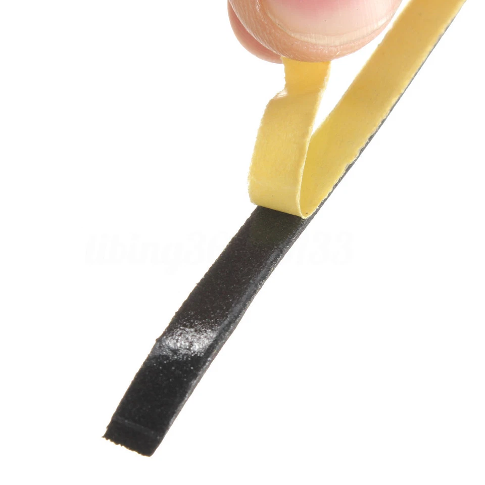 Width 5~50mm Thick 2~10mm Self Adhesive Foam Draught Excluder Window Door Seal S - Image 4 of 4