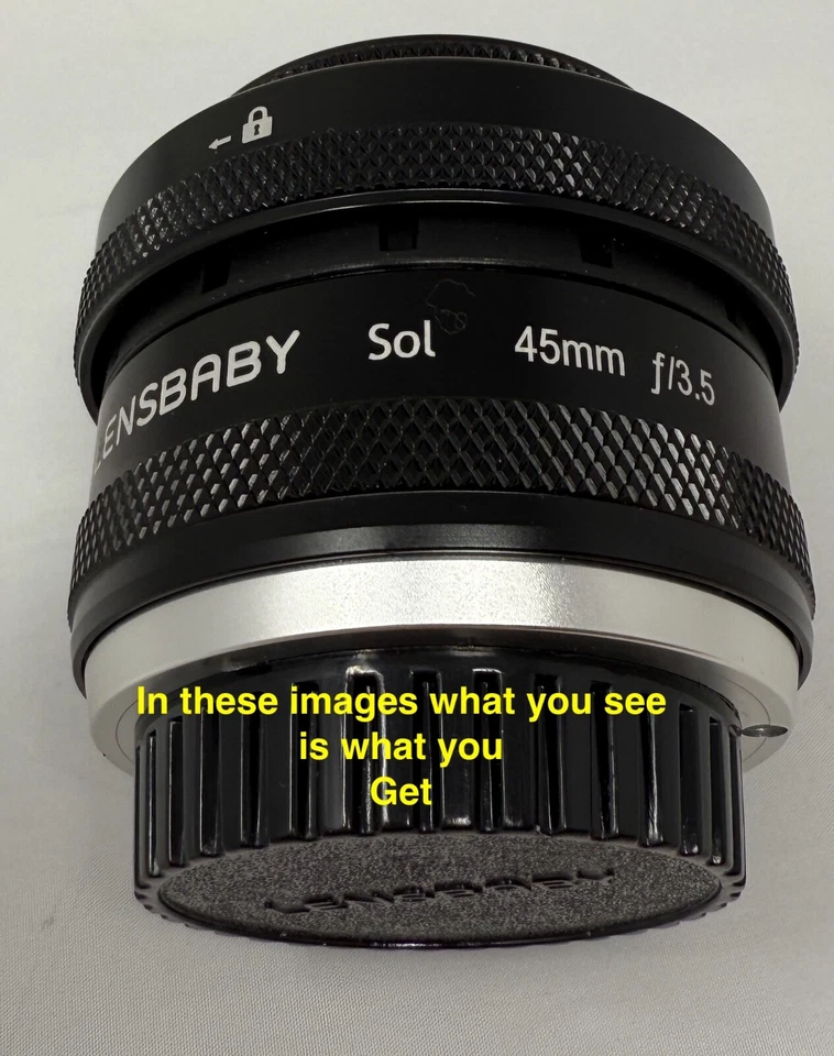 LENTE OJO DE PEZ ULTRA ANCHO + LENTE MACRO PARA Lensbaby Sol 45 mm f/3,5 Lente para Sony E Foto 2 de 4