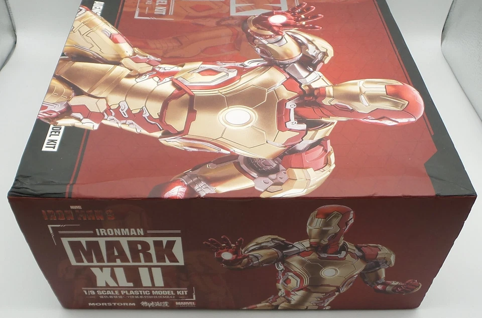 Morstorm Marvel Iron Man 3 MK42 1/9 Scale Plastic Model Kit OPEN - F006 - Image 4 of 4