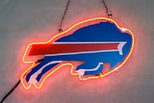 Buffalo Bills Man Cave Acrylic 14" Neon Sign Light Lamp Beer Bar Club Wall Decor