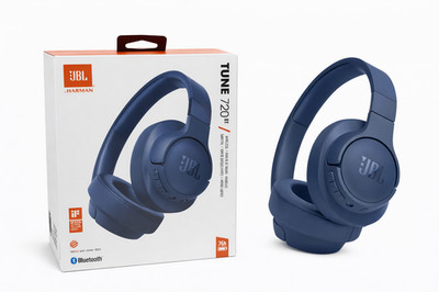 JBL Tune 720BT - Wireless Over-Ear Headphones with JBL Pure Bass Sound - Genuine