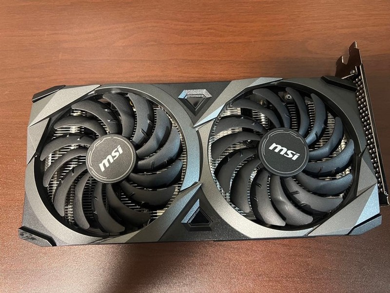 MSI GeForce RTX Graphics Card PCI Express Interface 8 Pin 6 Pin 2 Fan Cooling