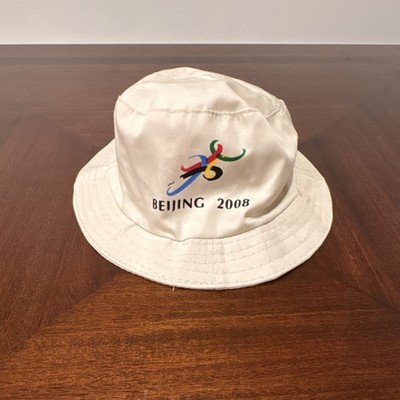 Beijing 2008 Olympics White Bucket Hat