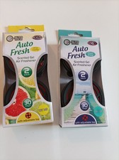 Auto Fresh Citrus Medley & Ocean Breeze Gel Air Fresheners by Auto Tech