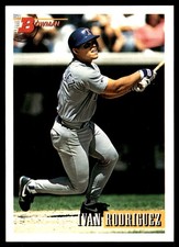 Ivan Rodriguez 1993 Bowman #489 Rangers MLB READ FREE SHIPPING AutographDen