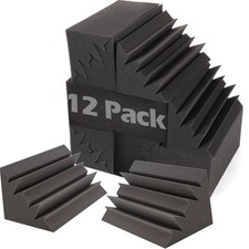 Acoustic Foam Bass Traps -12 Pack Wall Corner Studio Foam Blocks 12" X 7" X 7...
